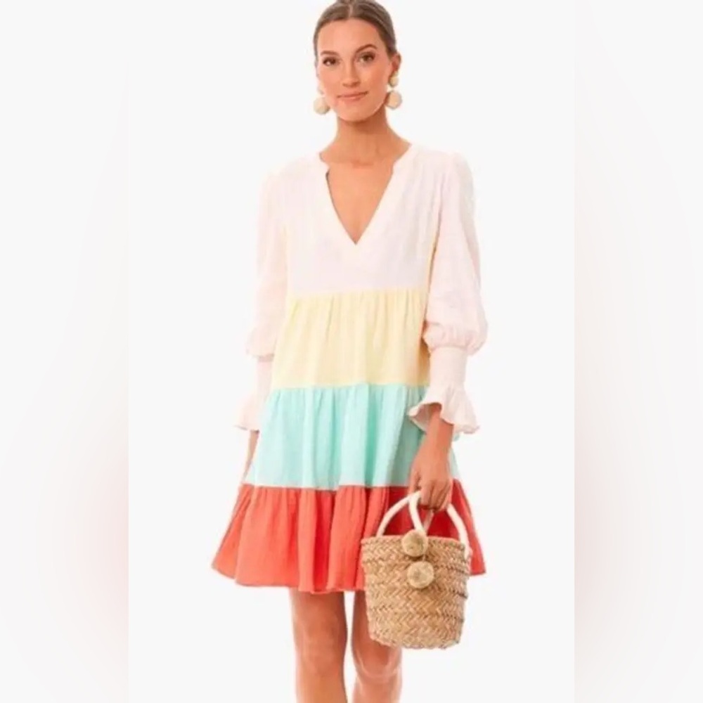Pomander Palace Tired‎ Cotton Mini Dress size S